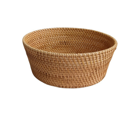 Handmade Woven Bread Basket Bowlift