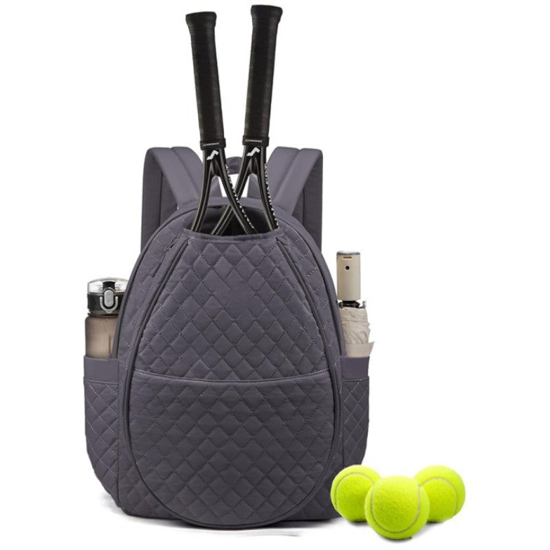 Stylish Quilted Tennis Backpack Bowlift