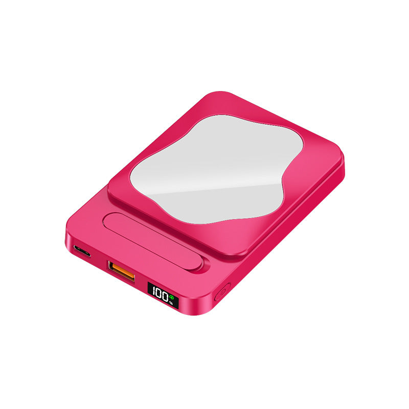 Powerbank with Integrated Cosmetic Mirror and Multifunctional Charging Port Bowlift