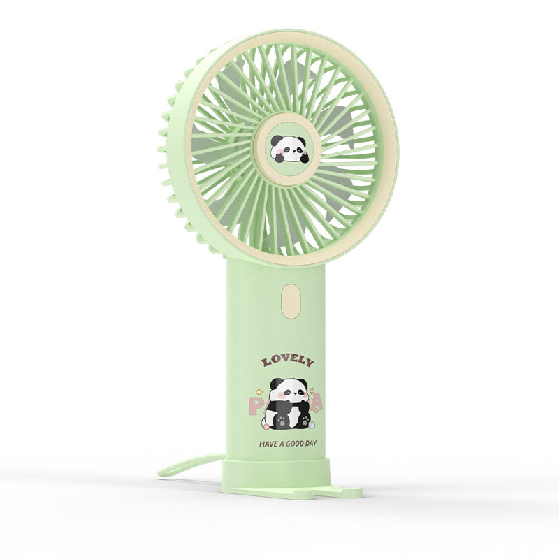 Women Portable Mini Fan with Cute Panda Design Bowlift