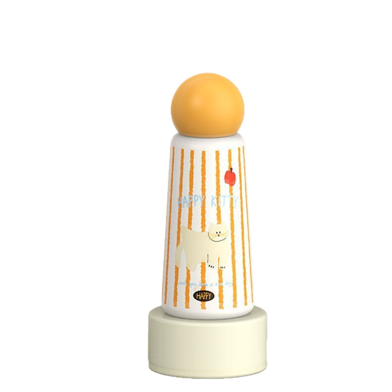 Women's creative water bottle with playful cat design Bowlift