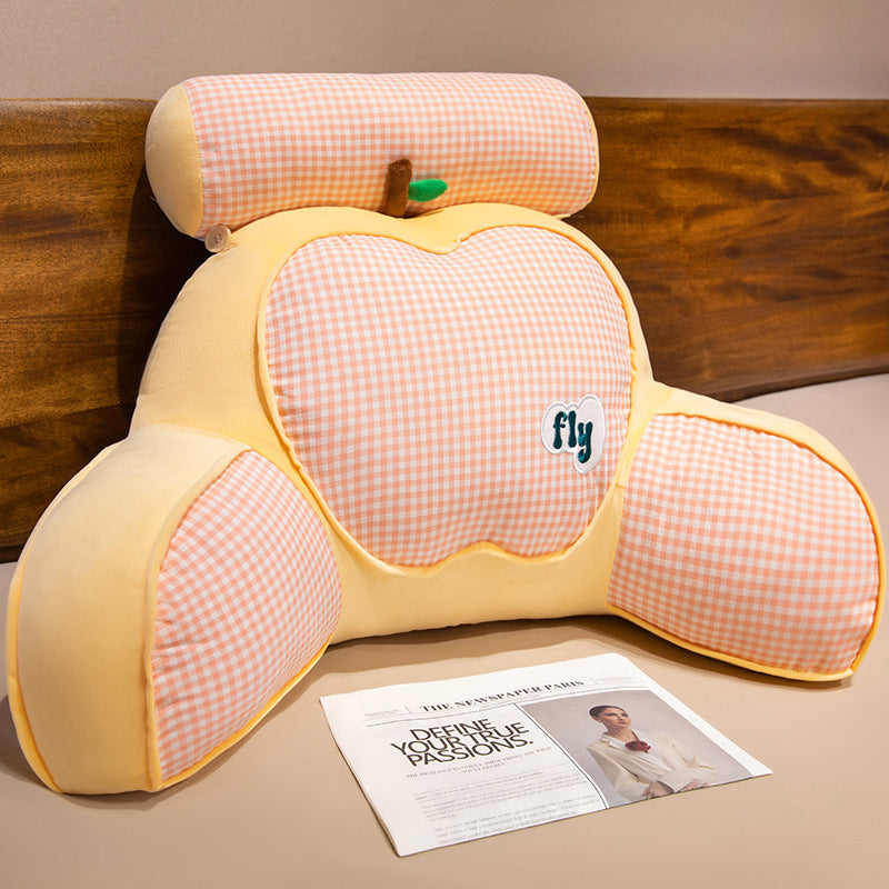 Comfortable support cushion with playful fruit design Bowlift