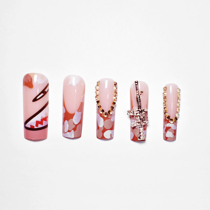 Artistic 3D Nail Extensions Bowlift