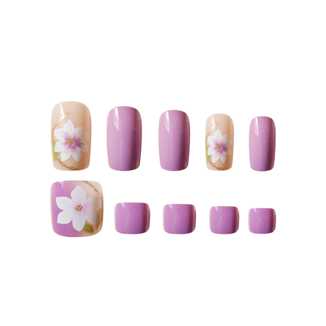 Premium Floral Design Pedicure Set Bowlift