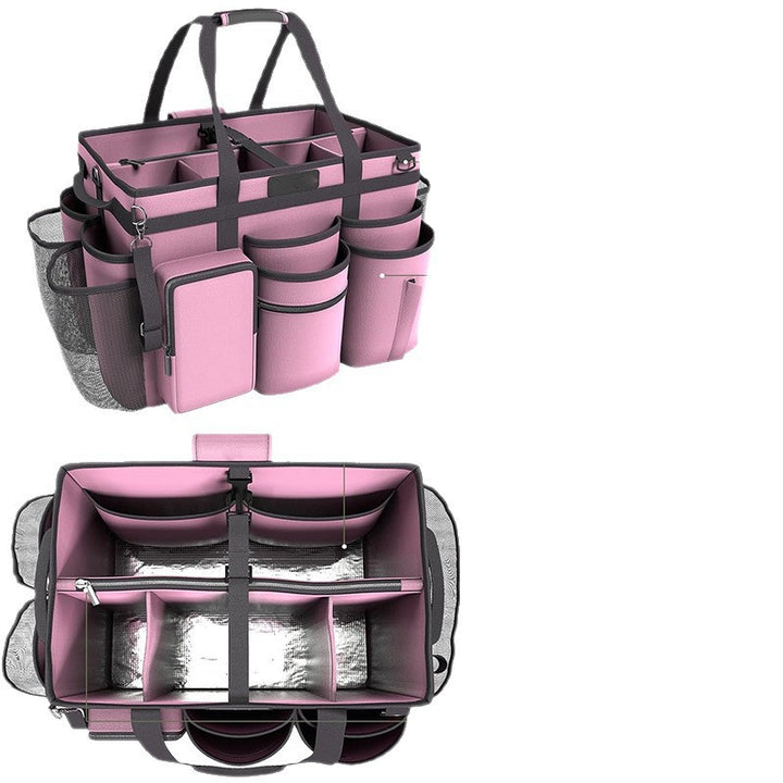 Practical Rolling Bag for Cleaning and Organization Bowlift