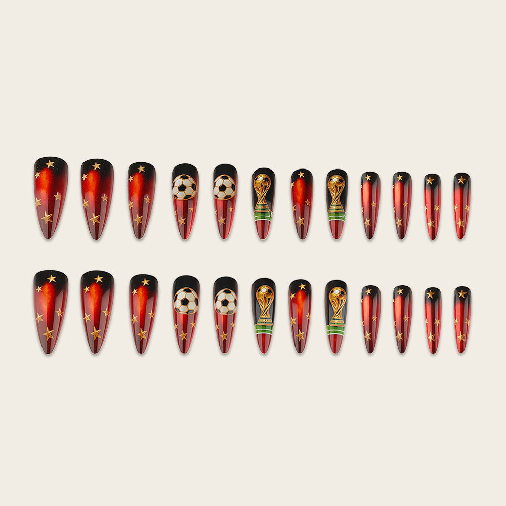 Football Inspired Nail Art Bowlift