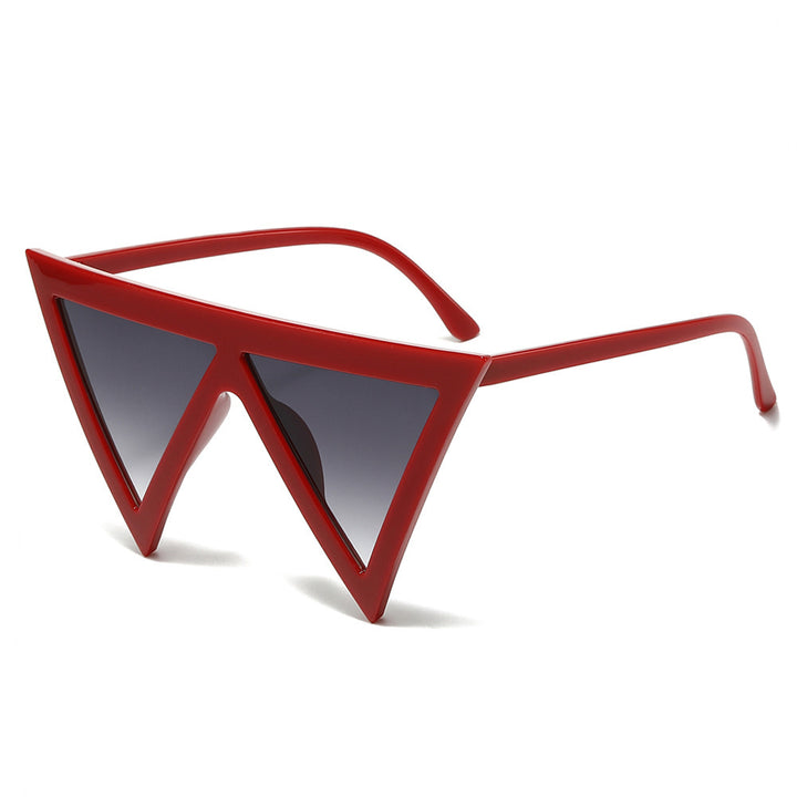 Bold Triangular Frame Sunglasses Bowlift