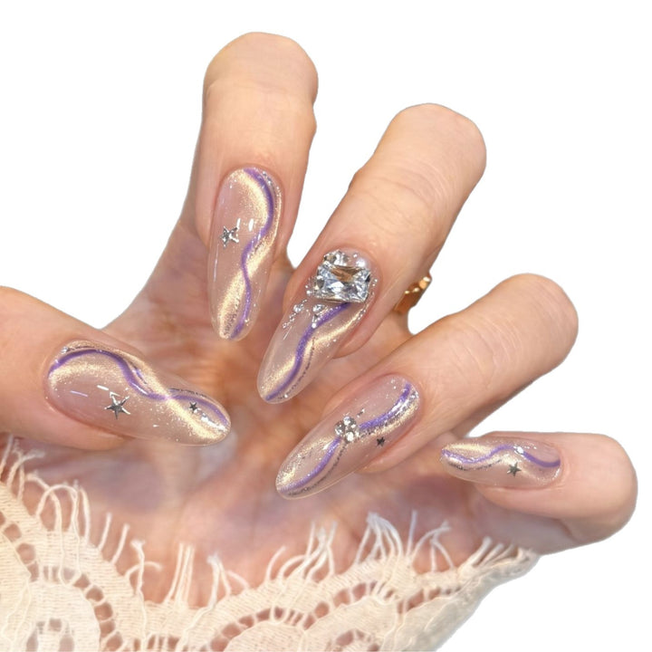Glamorous Decorative Nail Art Set Bowlift