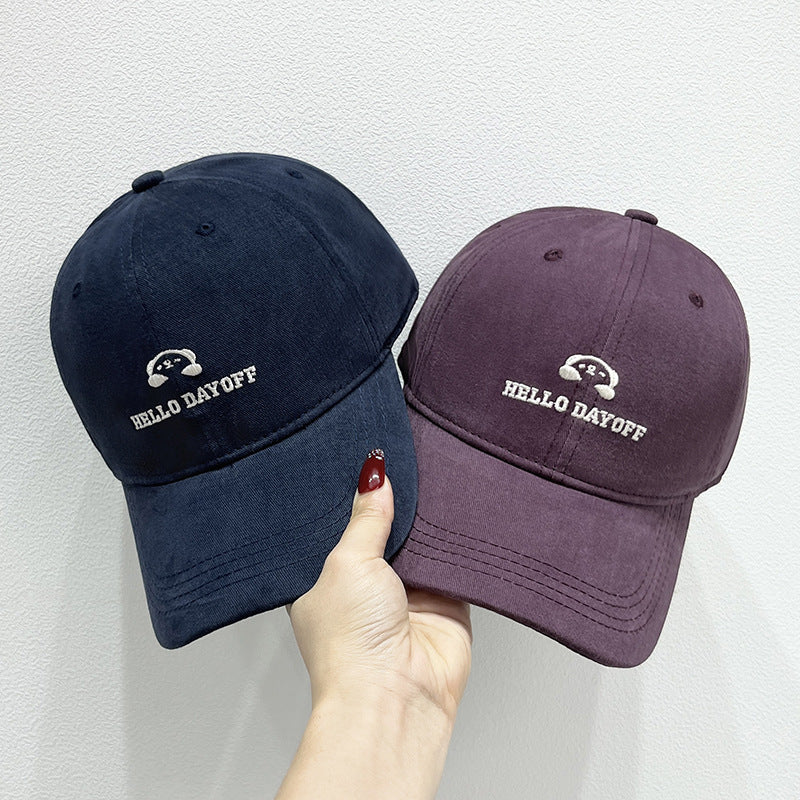 Women's Casual Embroidered Baseball Cap Bowlift 1784084085