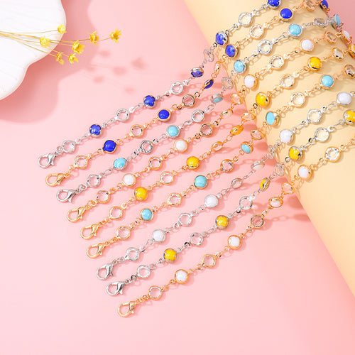Elegant Beaded Charm Anklet Bowlift