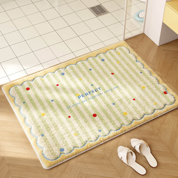 Cozy Woven Bathroom Rug