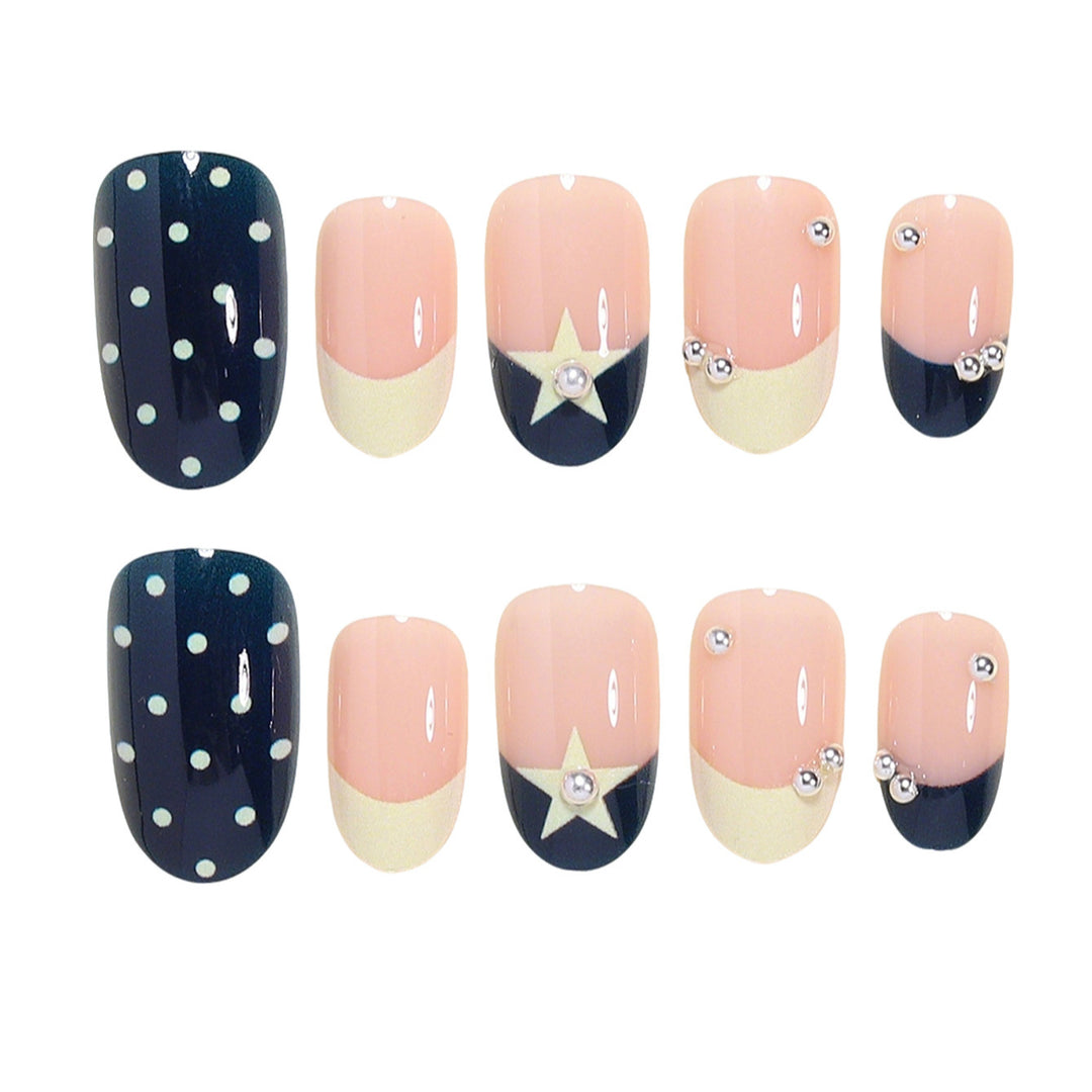 Artistic Press-On Nail Art Set Bowlift