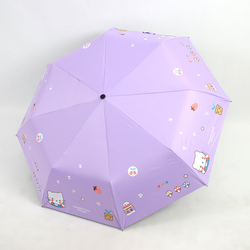 Ladies Colorful Umbrella Bowlift