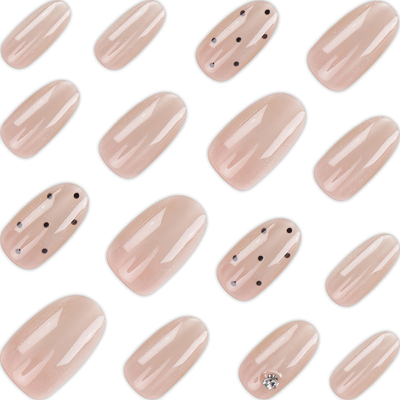 Elegant Glittery Press-On Nails Bowlift