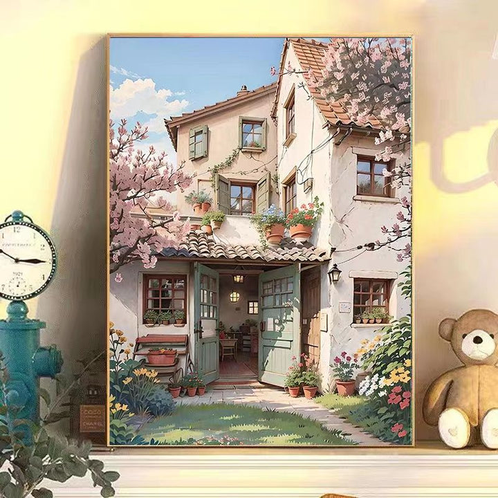 Serenity-Inspired Garden Scene Wall Art Bowlift