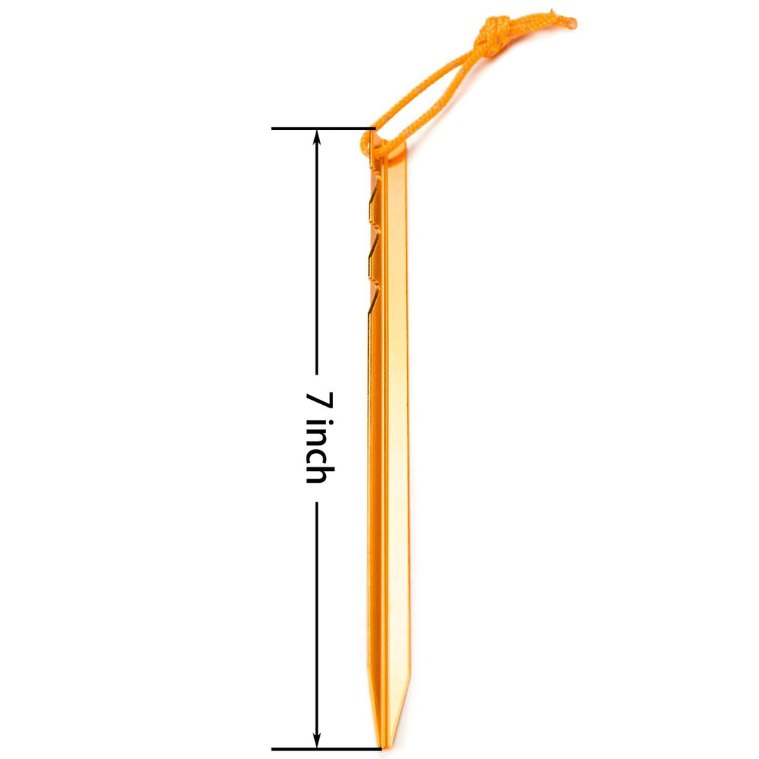Unisex Aluminium Tent Pegs Set Bowlift