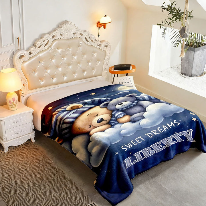 Cartoon-Themed Comfort Blanket