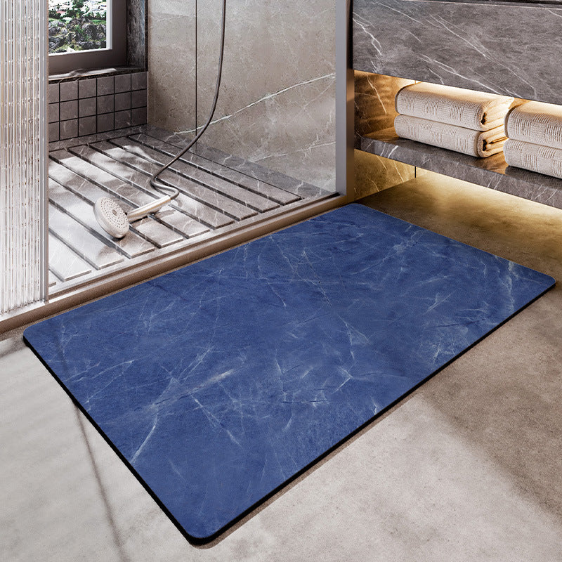 Unisex Marble Pattern Bath Mat Bowlift