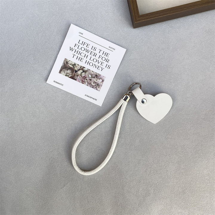 Leather Heart Keychain Bowlift