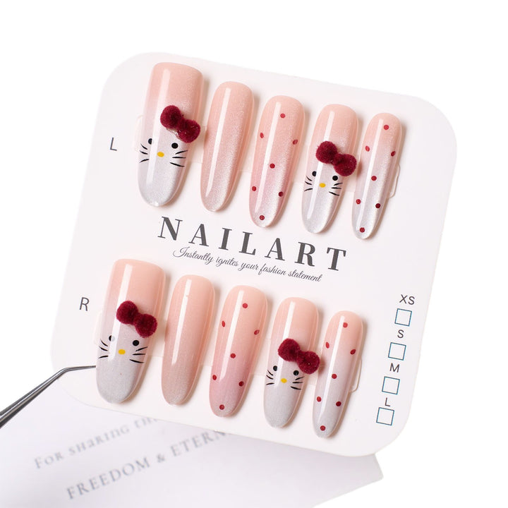 Fun Character-Themed Press-On Nails Bowlift