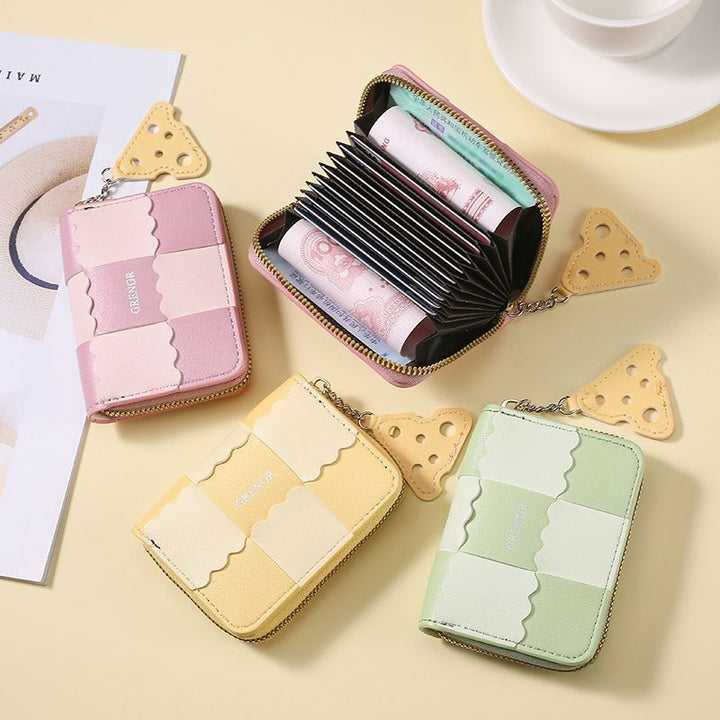 Chic Textured Zip Wallet Bowlift