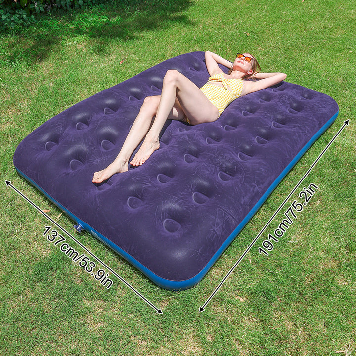 Women's Comfortable Inflatable Lounge Chair with Soft Surface Material Bowlift