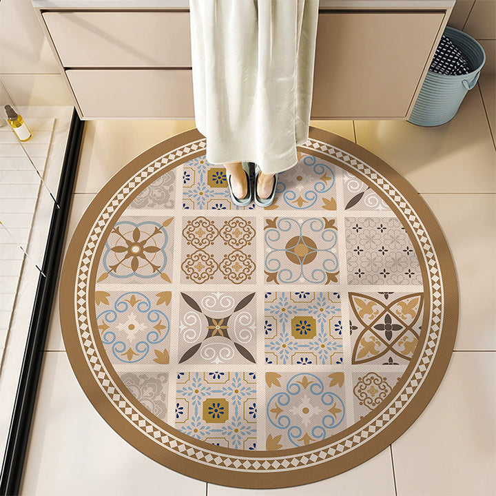 Round Decorative Bath Mat Bowlift