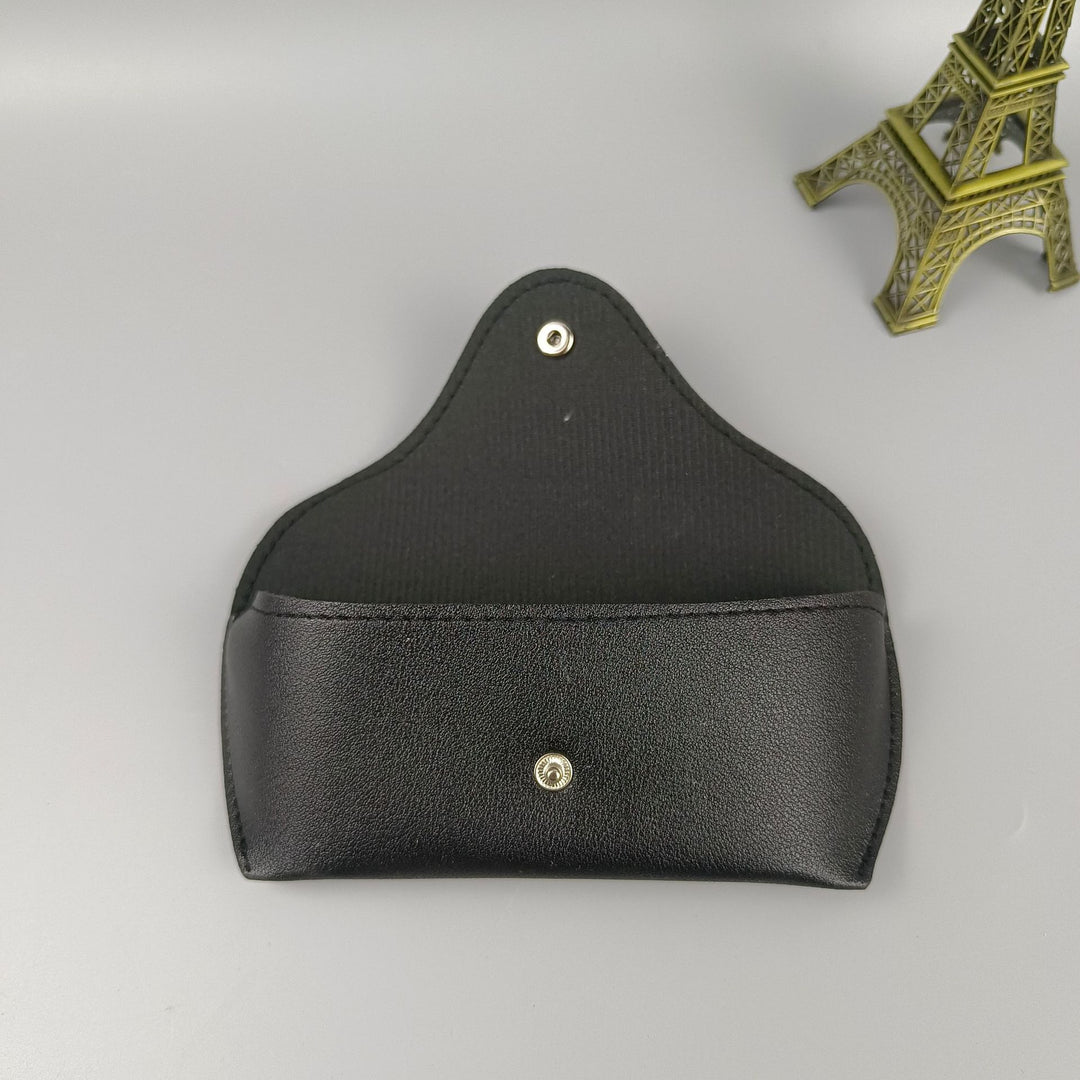 Leather Snap Coin Pouch with Card Slot Bowlift