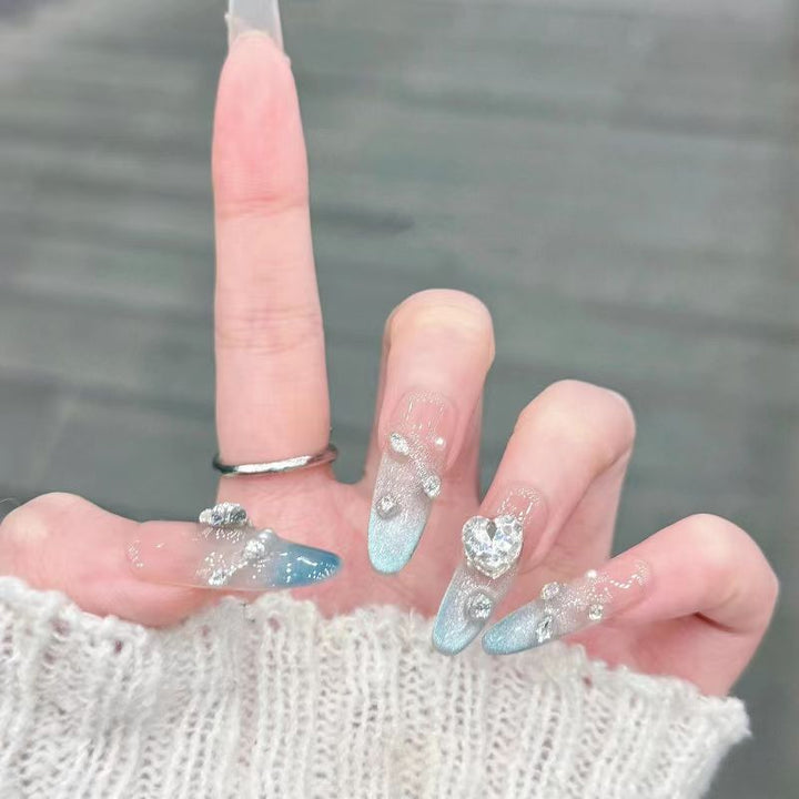 Artistic Stiletto Press-On Nail Art Bowlift