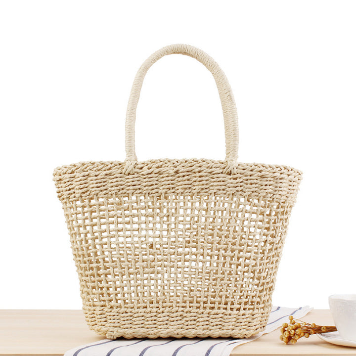 Braided Tote Bag Made of Natural Material Bowlift