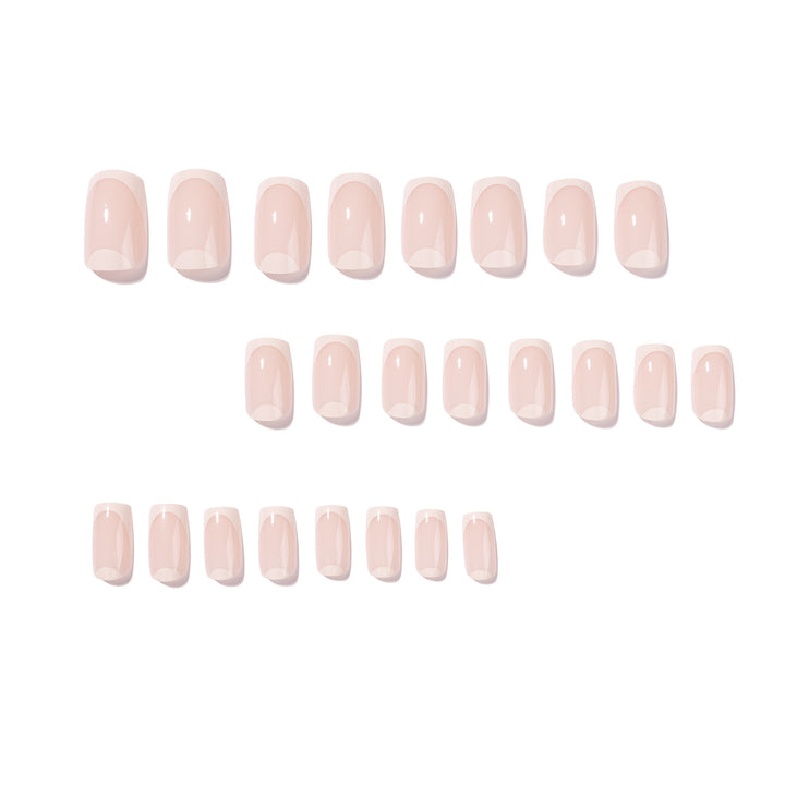 Elegant Nail Art with Translucent French Tip Bowlift