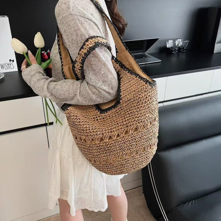 Macrame Beach Bag in Elegant Boho Design Bowlift