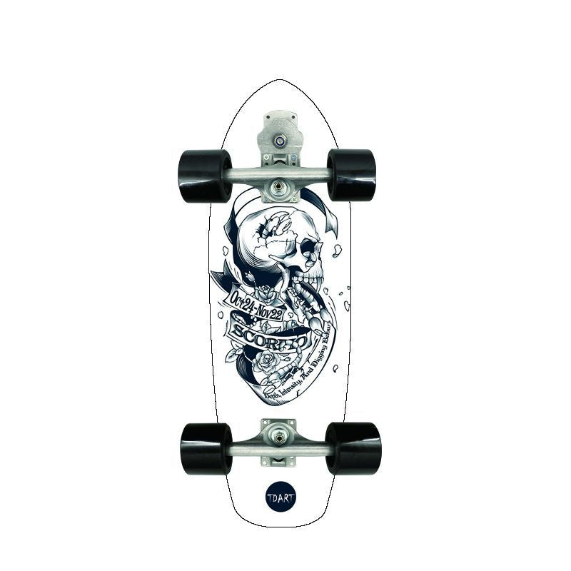 Retro-Inspired Mini Cruiser Skateboard Bowlift