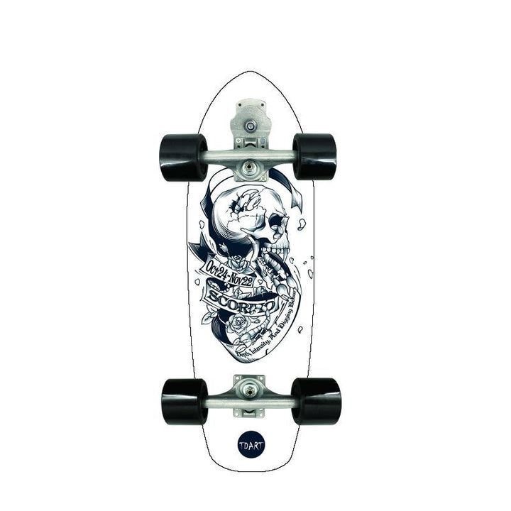 Retro-Inspired Mini Cruiser Skateboard Bowlift