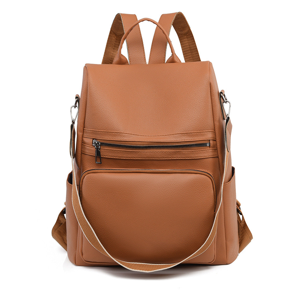 Structured Leather Travel Backpack Bowlift