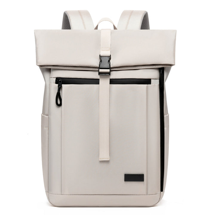 Versatile Roll-Top Laptop Backpack Bowlift