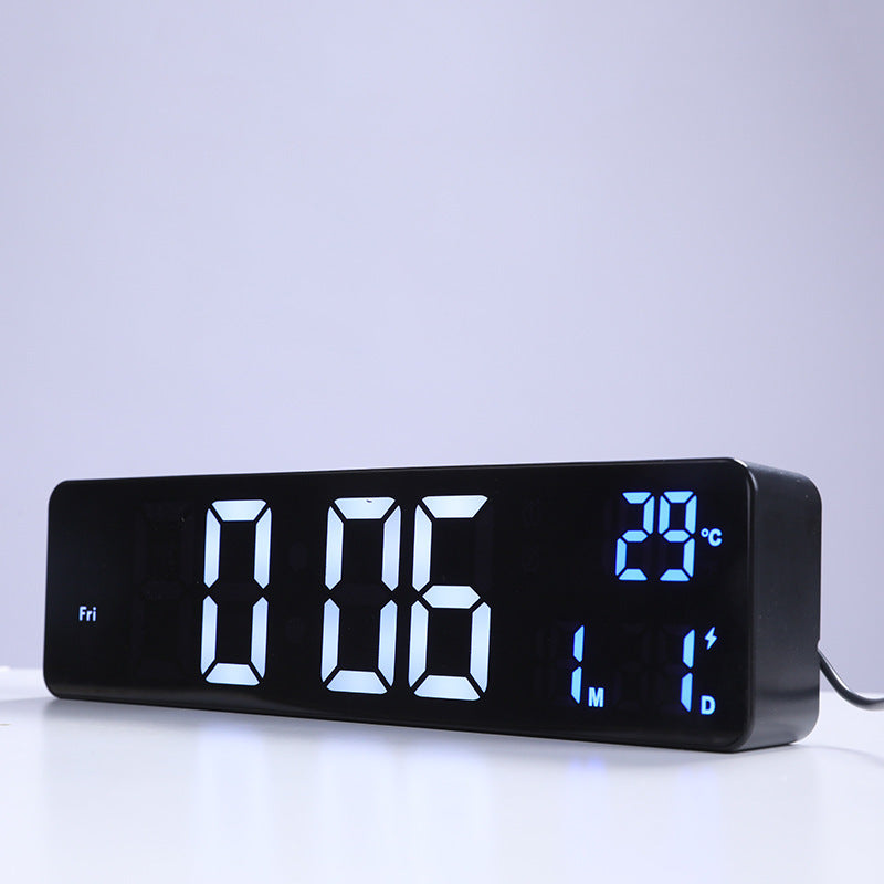 Digital alarm clock with temperature and date display Bowlift