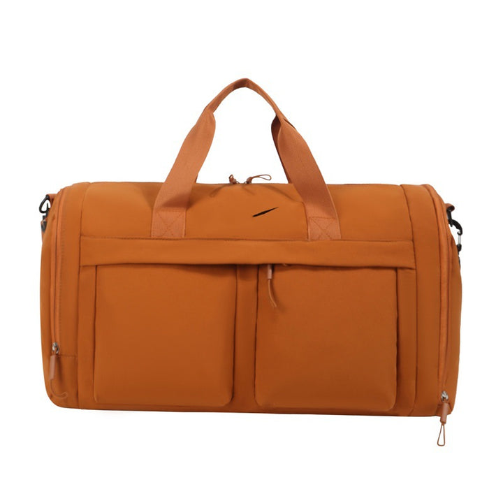 Sporty duffel bag with multiple exterior pockets Bowlift