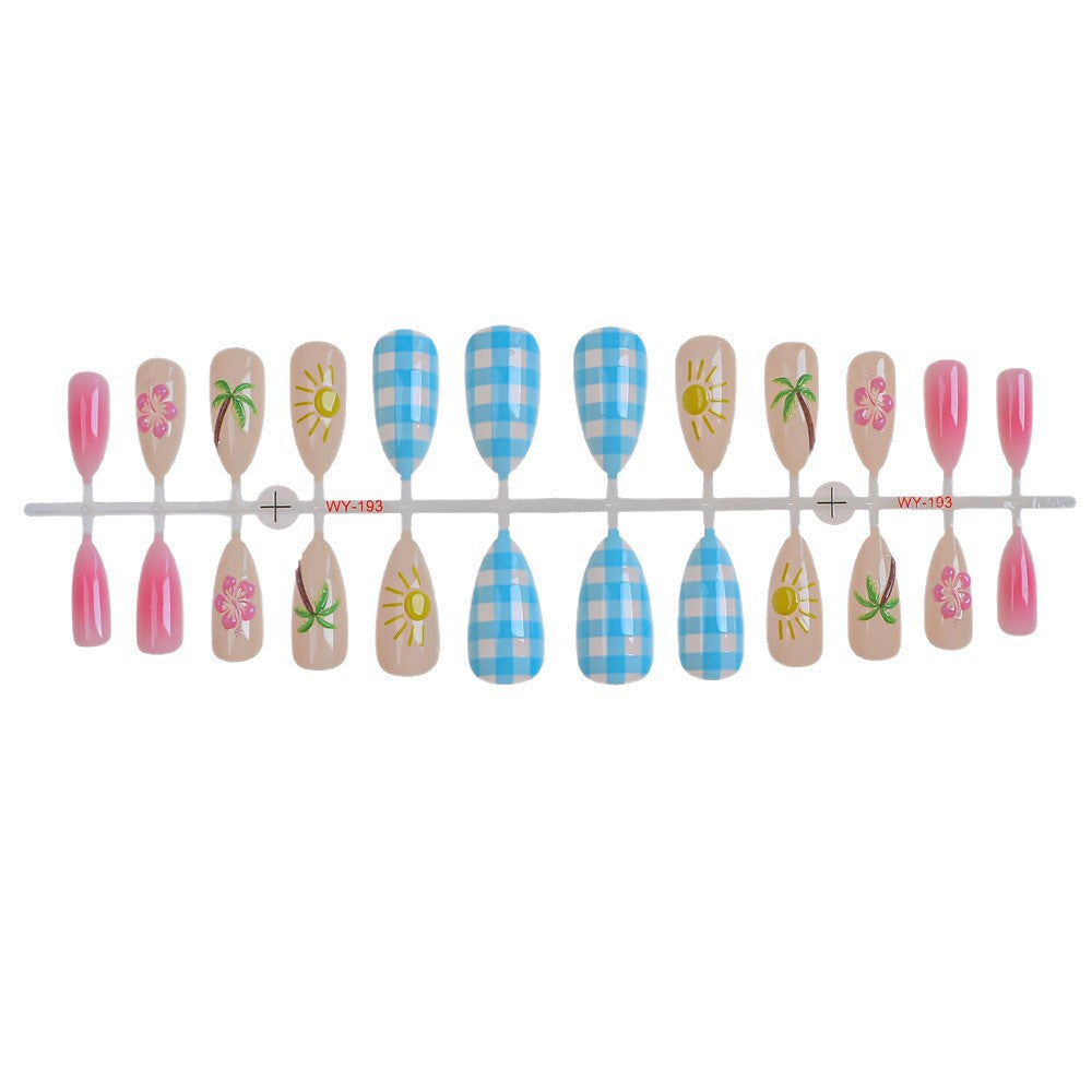 Tropical-Themed Press-On Nail Art Collection Bowlift