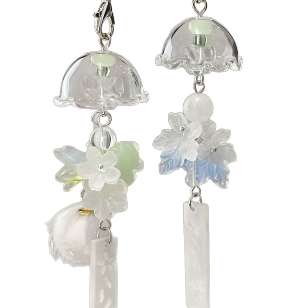 Decorative Floral Charm Keychain Bowlift