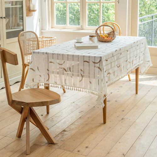 Decorative Tassel Tablecloth