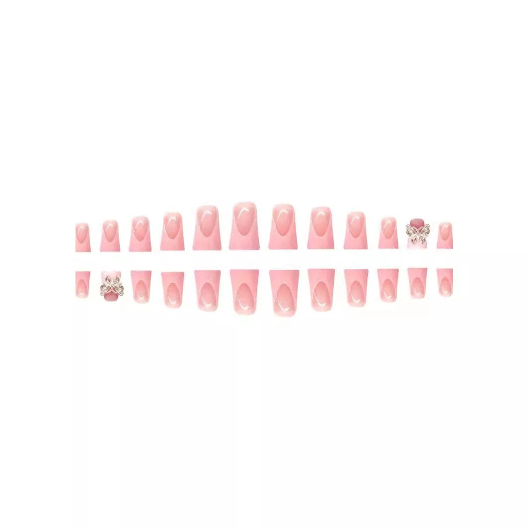 Elegant Acrylic Press-On Nail Art Bowlift