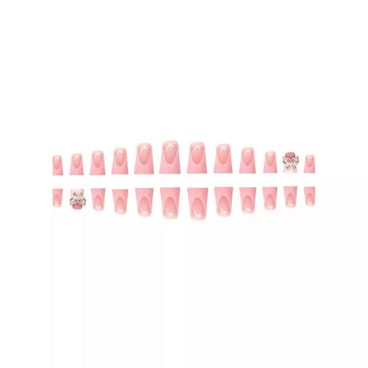 Elegant Acrylic Press-On Nail Art Bowlift