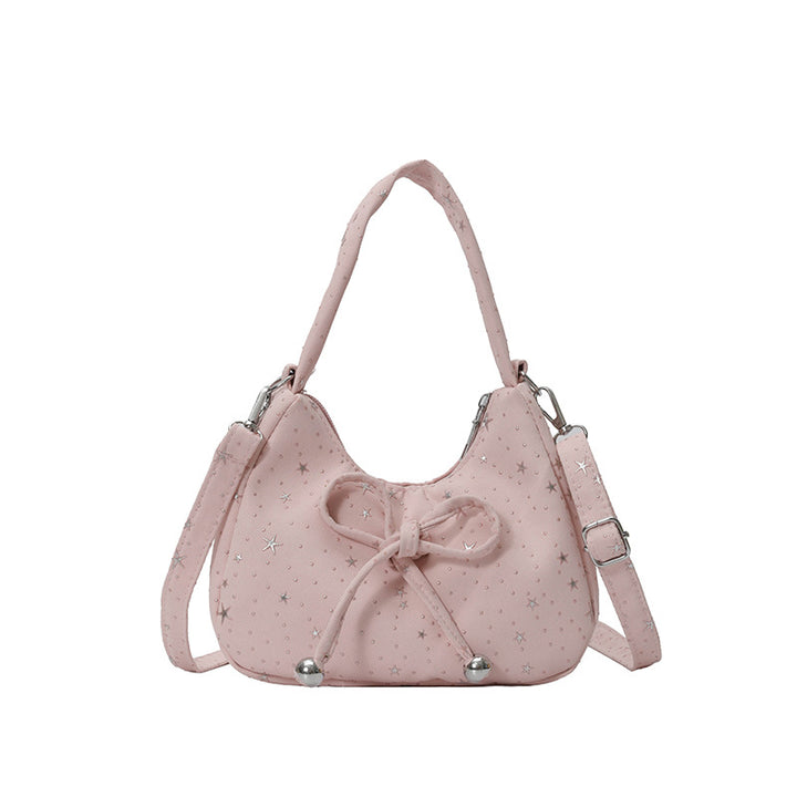 WoDecorative Star-Patterned Hobo Bag Bowlift