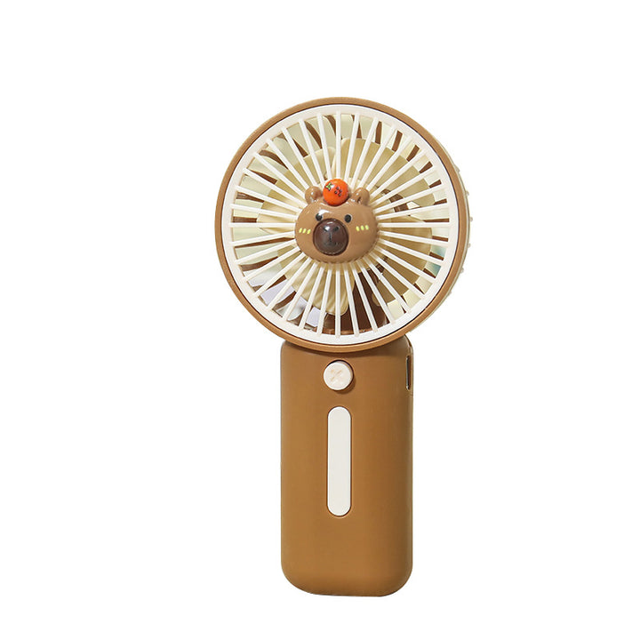 Women Portable Mini Fan with Cute Animal Design Bowlift