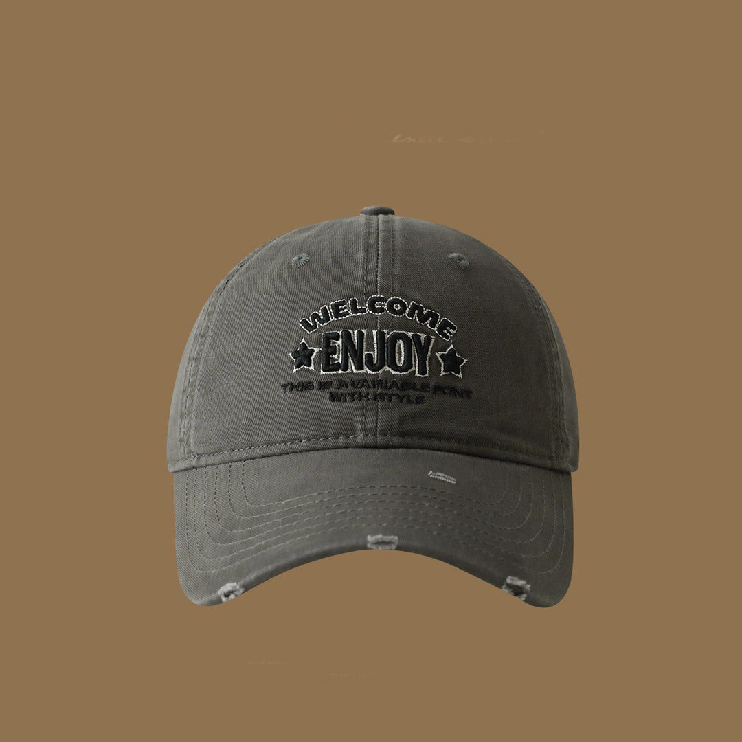 Trendy Embroidered Relaxed Baseball Cap