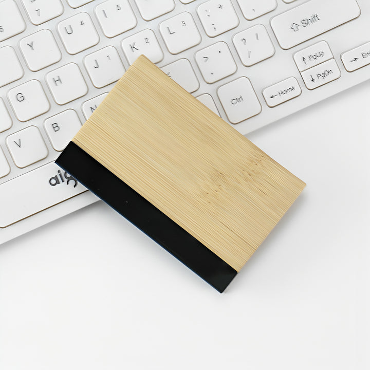 Elegant Wooden RFID-Blocking Card Holder