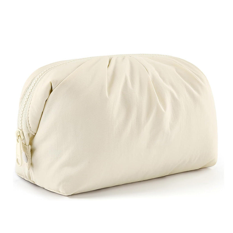Cosmetic organizer bag with elegant design and multiple compartments Bowlift
