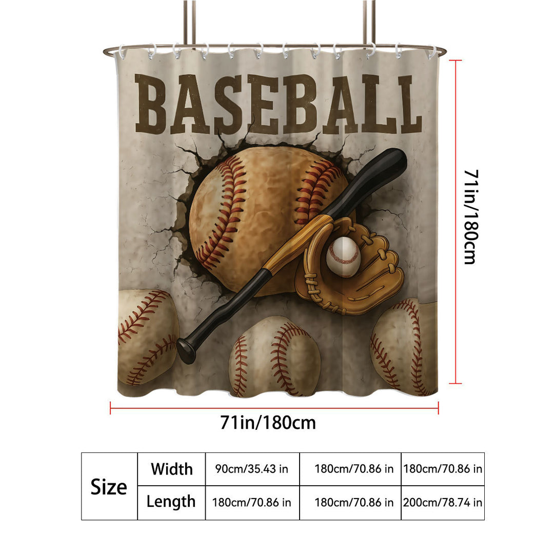 Artistic Shower Curtain Bowlift