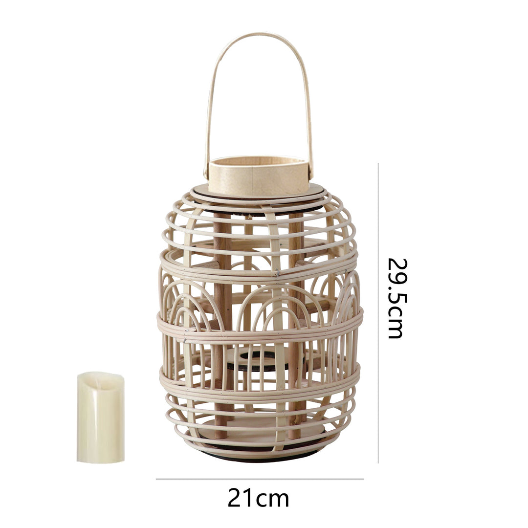 Decorative Rattan Lantern Bowlift